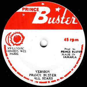 Image of Front Cover of 7" - /EX - PRINCE BUSTER ALL STARS, Idi Amin (Prince Buster; none, UK 2019), ,  - 3356030S