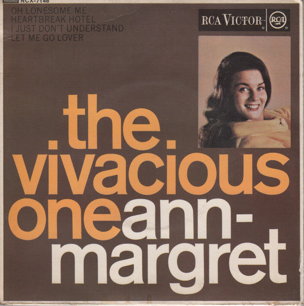 Image of Front Cover of 7" EP - VG+/VG+ - ANN-MARGRET, The Vivacious One (RCA Victor ; RCX-7148, UK 1962, Laminated Flipback Sleeve), Very Strong VG+,  - 3326183E