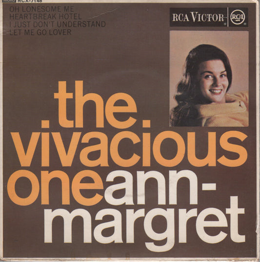 Image of Front Cover of 7" EP - VG+/VG+ - ANN-MARGRET, The Vivacious One (RCA Victor ; RCX-7148, UK 1962, Laminated Flipback Sleeve), Very Strong VG+,  - 3326183E