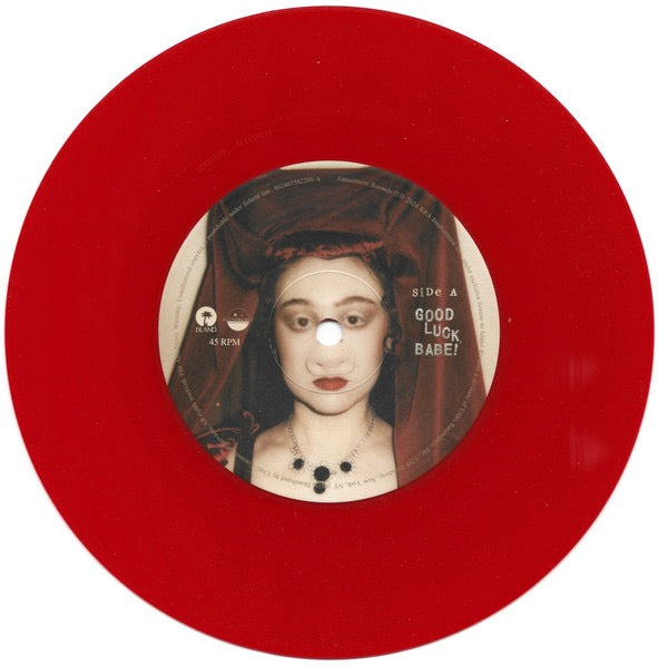 Image of Label Cover of 7" - VG+/VG+ - CHAPPELL ROAN, Good Luck, Babe! (Island Records; 602465582208, US 2024, Red Vinyl), ,  - 3316291C