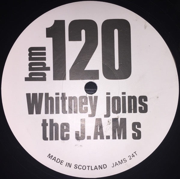 Image of Label Cover of 12" - VG+/VG+ - J.A.M S, Whitney Joins The J.A.M s (KLF Communications; JAMS 24T, UK 1987, Die Cut Company Sleeve), ,  - 3316253C
