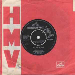 Image of Front Cover of 7" - VG+/EX - ELKIE BROOKS, All Of My Life / Can't Stop Thinking Of You (His Master's Voice ; POP 1480, UK 1965, Company Sleeve), Nice Copy, Factory Sample Sticker On B-Side Label,  - 3326175E