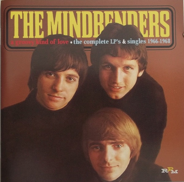 Image of Front Cover of 2xCD - VG+/VG+ - THE MINDBENDERS, A Groovy Kind Of Love - The Complete LP's & Singles 1966-1968 (RPM retrodisc; Retro D865, UK 2010, Double CD Case), ,  - 3336095E