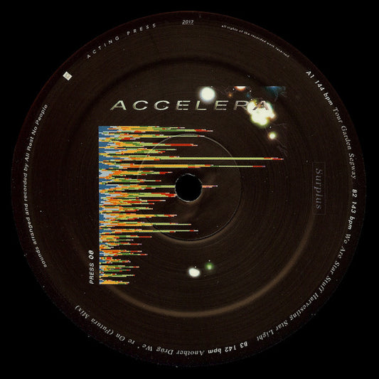 Image of Front Cover of 12" - /EX - ACCELERA, Surplus (Acting Press; PRESS08, Germany 2017, Plain Sleeve), ,  - 3326120E
