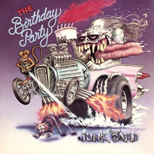 Image of Front Cover of LP - VG/VG+ - THE BIRTHDAY PARTY, Junkyard (4AD; CAD 3223, UK & Europe 2012 Reissue, NO Stickered Plastic Sleeve, Inner, 180 Gram Vinyl, With 7" & CD), Light marks on CD, small top edge seam split, NO clear plastic outer sleeve,  - 3346120S