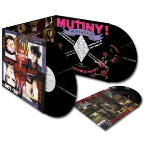 Image of Label Cover of 2x12" EP - VG+/VG+ - THE BIRTHDAY PARTY, The Bad Seed / Mutiny! (Drastic Plastic Records; DPRLP28, US 2013 Reissue, Triple Gatefold In Sticker Clear Plastic Sleeve, 180 Gram Vinyl, With 7" in Picture Sleeve, Ltd to 1500, Numbered), No. 1517,  - 3346160S