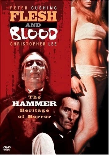 Image of Front Cover of DVD - VG+/VG+ - HAMMER HORROR, Flesh And Blood: The Hammer Heritage of Horror (Image Entertainment; 014381236323, US 2004, Region 1), ,  - 3316324C