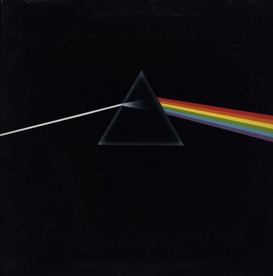 Image of Front Cover of LP - VG/G+ - PINK FLOYD, The Dark Side Of The Moon (Harvest; SMAS-11163, Canada 1970s Reissue, Gatefold, 1 Pink Band Poster, No Stickers, Stereo), Strong G+, hairline marks, Sleeve a little worn, 1 Poster only,  - 3316236C