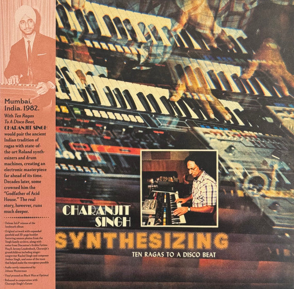 Image of Front Cover of 2xLP - VG+/VG+ - CHARANJIT SINGH, Synthesizing - Ten Ragas To A Disco Beat (Light In The Attic; LITA 226, US 2026 Reissue, Gatefold, NO Booklet, NO Obi), ,  - 3346162S