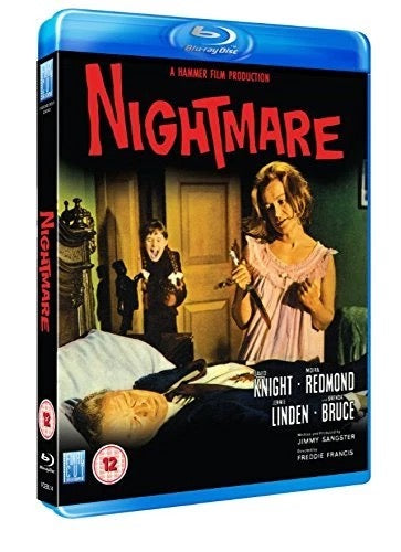 Image of Front Cover of Blu-Ray - VG+/EX - FREDDIE FRANCIS, Nightmare (Universal/Hammer; FCEBL14, Europe 2016 Reissue), ,  - 3316338C
