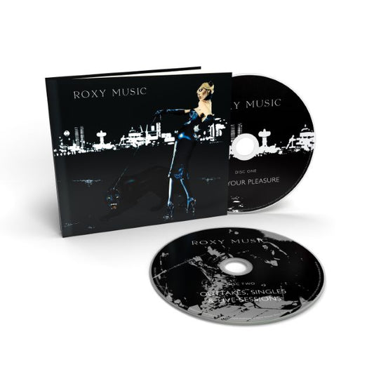 Image of Front Cover of 2xCD - NEW/NEW - ROXY MUSIC, For Your Pleasure (UMR; 5550906, UK 2026 Reissue, Hardcover Digibook), , A UK Top 5 album upon original release, For Your Pleasure is the second studio album by Roxy Music.  Commercially even more successful than their debut album, it cemented Roxy's position as one of the UK’s most inventive rock bands and is widely seen as both their definitive album and as one of the greatest art-rock/glam-rock albums of all time. Originally released on 23 March 1973 b