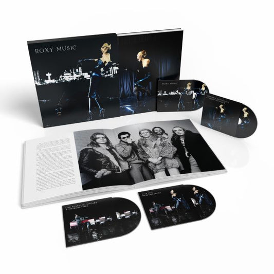 Image of Front Cover of 4xCD - NEW/NEW - ROXY MUSIC, For Your Pleasure (UMR; 5550898, UK 2026 Reissue, 116 Page Book, 3 CDs and 1 DVD), , A UK Top 5 album upon original release, For Your Pleasure is the second studio album by Roxy Music.  Commercially even more successful than their debut album, it cemented Roxy's position as one of the UK’s most inventive rock bands and is widely seen as both their definitive album and as one of the greatest art-rock/glam-rock albums of all time. Originally released on 23 
