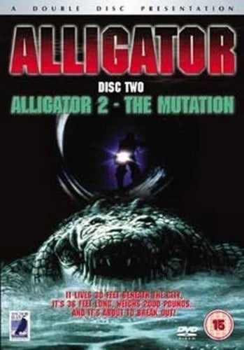 Image of Front Cover of 2xDVD - VG+/VG+ - BRANDON CHASE, Alligator / Alligator 2: The Mutation (Anchor Bay; ABD4218, UK 2003 Reissue, Insert), ,  - 3316462C