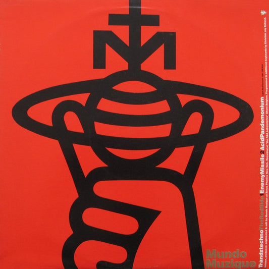 Image of Front Cover of 12" EP - VG/VG - MUNDO MUZIQUE, Tranztechno EP Vol. 1 (R & S Records; RS 9110, Belgium 1991, Picture Sleeve), Strong VG, A1 Metro 5:08A2 A Cluster Of Movement 4:14B1 Enemy Missile 4:24B2 Acid Pandemonium 3:26 - 3346204S