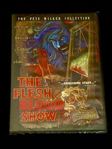 Image of Front Cover of DVD - VG+/VG - PETE WALKER, The Flesh & Blood Show (Shriek Show; SSDVD0619, US 2006 Reissue, Region 1), ,  - 3316451C