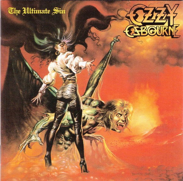 Image of Front Cover of CD - VG+/VG - OZZY OSBOURNE, The Ultimate Sin (Epic; 468334 2, Europe 1991 Reissue, Jewel Case), ,  - 3316415C