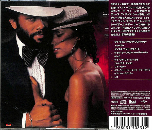Image of Back Cover of CD - EX/EX - ROY AYERS, Fever (Universal Music Group; UICY-79976, Japan 2022 Reissue, Obi Strip), ,  - 3356198S