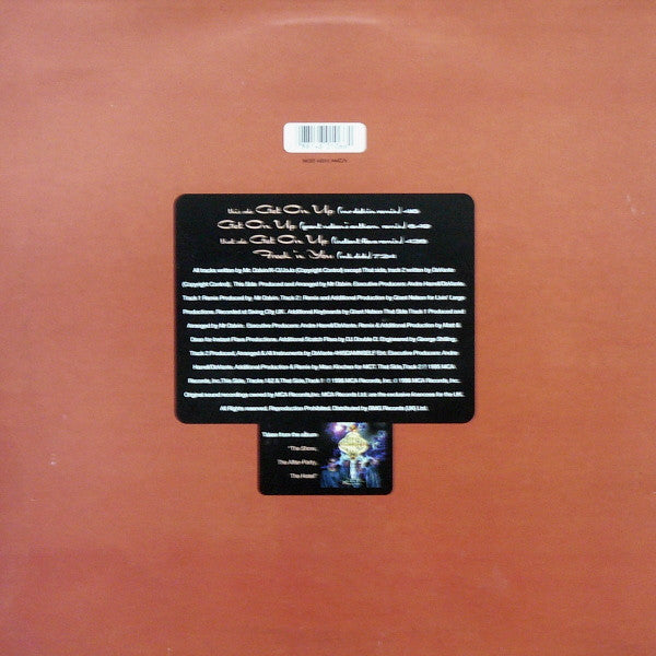 Image of Back Cover of 12" - G+/VG - JODECI, Get On Up (MCA Records; MCST 48010, UK 1996, Picture Sleeve), Sleeve has heavy edge and corner wear, creasing, light damage,  - 3316498C