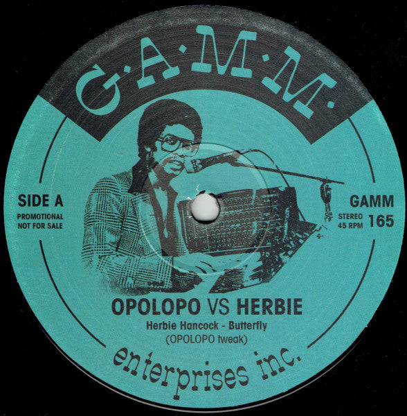 Image of Front Cover of 12" - /VG+ - OPOLOPO VS HERBIE, Butterfly (G.A.M.M.; GAMM165, Sweden 2022), ,  - 3346208S