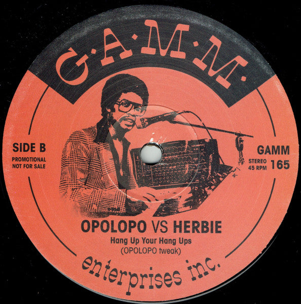 Image of Back Cover of 12" - /VG+ - OPOLOPO VS HERBIE, Butterfly (G.A.M.M.; GAMM165, Sweden 2022), ,  - 3346208S