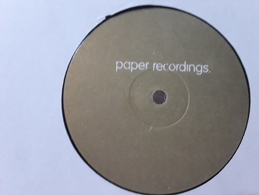 Image of Front Cover of 12" - /VG - DIRTY JESUS, Cut A Rug EP (Paper Recordings; PAP 003, UK 1996, White Label, Press Release), , No info / credits print on labels... only notes PAPER RECORDINGS ...on A side label and 05 Listen in very small print at edge of B side label. - 3326246E