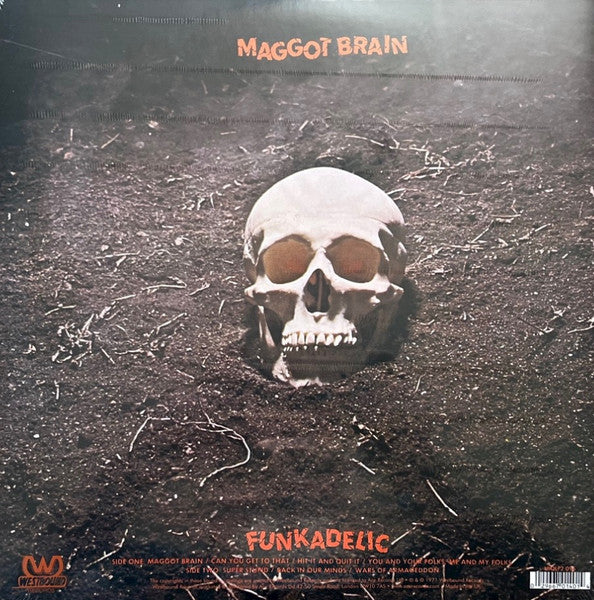 Image of Back Cover of 2xLP - VG+/VG+ - FUNKADELIC, Maggot Brain (Westbound Records; HIQLP 2 096, UK 2022 Reissue, Gatefold, Blue & Splatter Red LP, Clear 12"), ,  - 3326236E