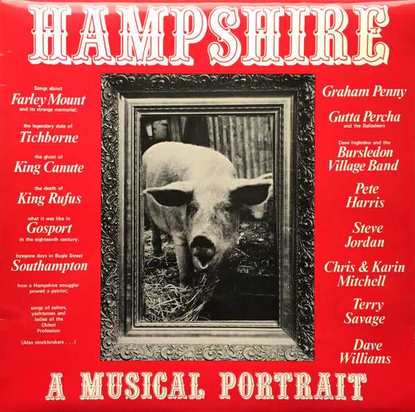 Image of Front Cover of LP - VG/VG - VARIOUS, Hampshire - A Musical Portrait (Forest Tracks; FT 3014, UK 1979, Laminated Front Sleeve), Strong VG,  - 3316471C