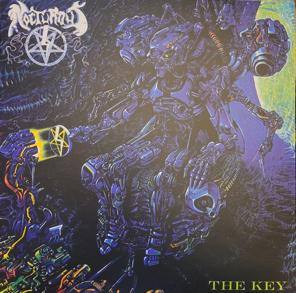 Image of Front Cover of LP - VG+/VG+ - NOCTURNUS, The Key (Earache; MOSH023FDR, UK 2022 Reissue, Inner), Paper scuffs. Still in open shrinkwrap.,  - 3326291E