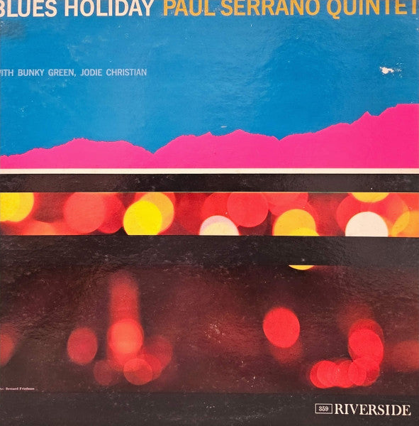 Image of Front Cover of LP - VG/VG - PAUL SERRANO QUINTET, Blues Holiday (Riverside Records; RLP 359, US 1961, Mono), Edge Wear,  - 3346271S
