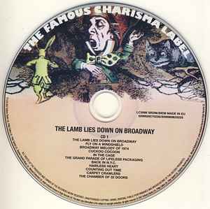 Image of Label Cover of 2xCD - VG+/VG+ - GENESIS, The Lamb Lies Down On Broadway (Virgin; 50999 265702 2 8, Europe 2009, Jewel Case), ,  - 3336243E