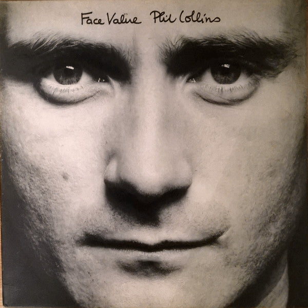 Image of Front Cover of LP - VG/VG+ - PHIL COLLINS, Face Value (Virgin; V2185, UK 1981, Non-Textured, Matt Gatefold Sleeve, TOWNHOUSE / The Mastering Lab Runouts), ,  - 3316558C
