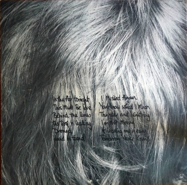 Image of Back Cover of LP - VG/VG+ - PHIL COLLINS, Face Value (Virgin; V2185, UK 1981, Non-Textured, Matt Gatefold Sleeve, TOWNHOUSE / The Mastering Lab Runouts), ,  - 3316558C