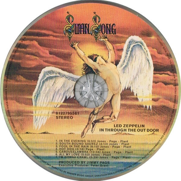 Image of Label Cover of CD - VG+/VG+ - LED ZEPPELIN, In Through The Out Door (Swan Song; 8122795581, Europe 2015 Reissue, Card Sleeve, Booklet & Inner), ,  - 3316569C