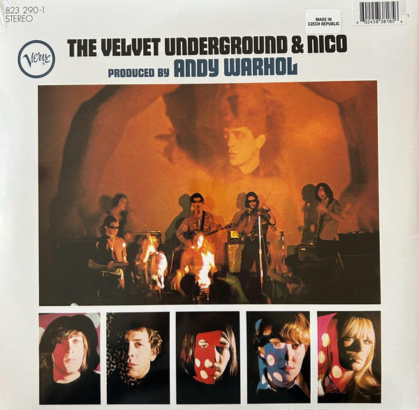 Image of Back Cover of LP - VG+/VG+ - THE VELVET UNDERGROUND & NICO, The Velvet Underground & Nico (Verve Records; 823 290-1, USA & Europe 2023 Reissue, Gatefold, 180g Clear Vinyl, Peelable Banana), ,  - 3226385E