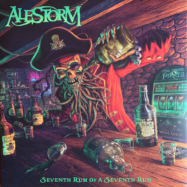 Image of Front Cover of LP - VG+/VG - ALESTORM, Seventh Rum Of A Seventh Rum (Napalm Records; NPR1109VINYL, Europe 2022, Gatefold, Black Inner), Strong VG, Light marks only. Seam splits to black inner.,  - 3226386E