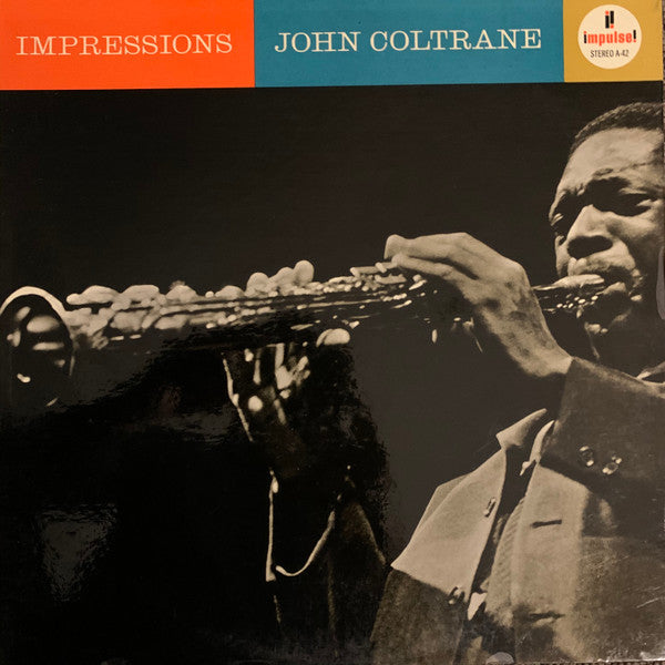Image of Front Cover of LP - VG/VG - JOHN COLTRANE, Impressions (Impulse!; AS-42, US 1970s Reissue, Gatefold), ,  - 3326211E