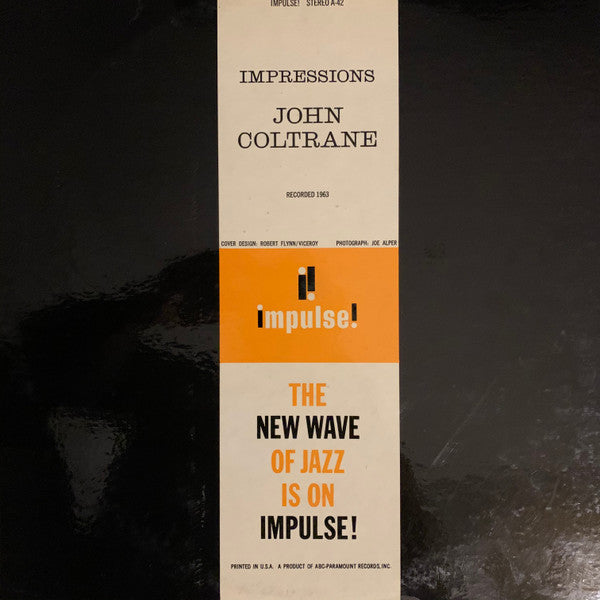 Image of Back Cover of LP - VG/VG - JOHN COLTRANE, Impressions (Impulse!; AS-42, US 1970s Reissue, Gatefold), ,  - 3326211E