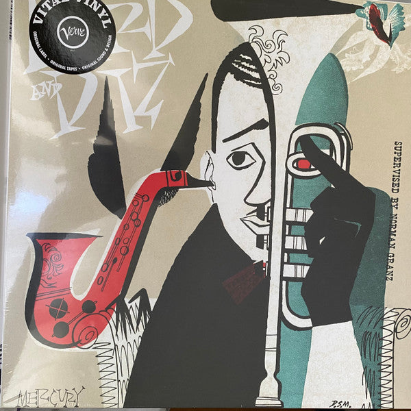 Image of Front Cover of LP - VG+/VG+ - CHARLIE PARKER AND DIZZY GILLESPIE, Bird And Diz (Verve Records; 000602577271823, USA & Europe 2019 Reissue), ,  - 3326213E