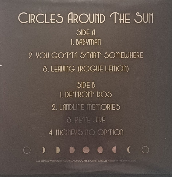 Image of Back Cover of LP - VG+/VG+ - CIRCLES AROUND THE SUN, Circles Around The Sun (The Royal Potato Family; CATS02LP, US 2020, Gatefold, Poster), ,  - 3326215E