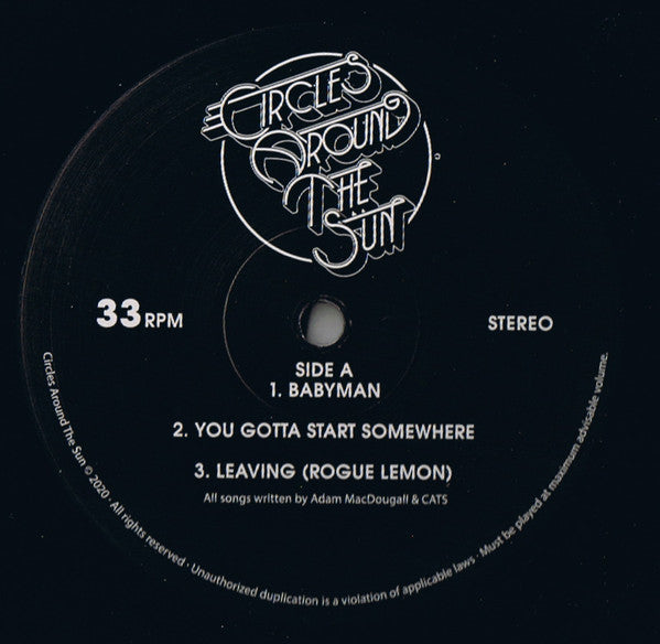 Image of Label Cover of LP - VG+/VG+ - CIRCLES AROUND THE SUN, Circles Around The Sun (The Royal Potato Family; CATS02LP, US 2020, Gatefold, Poster), ,  - 3326215E