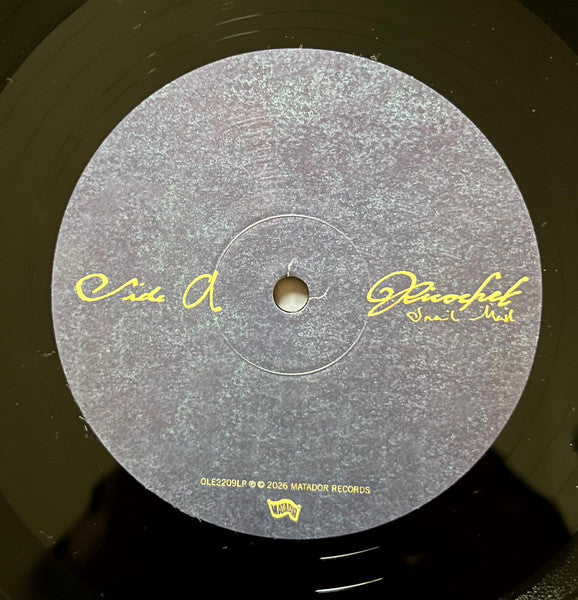 Image of Label Cover of LP - EX/EX - SNAIL MAIL, Ricochet (Matador; OLE2209LP, UK & Europe 2026, Gatefold, Inner, Poster), Seal opened instore, still in hype stickered shrinkwrap.,  - 3226389E