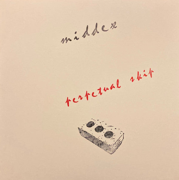 Image of Front Cover of LP - VG+/VG+ - MIDDEX, Perpetual Skip (Outer Reaches; OUT#5, UK 2022, 5 Inserts, Black Brick Edition, Handstamped Artwork, Ltd to 238), ,  - 3346288S
