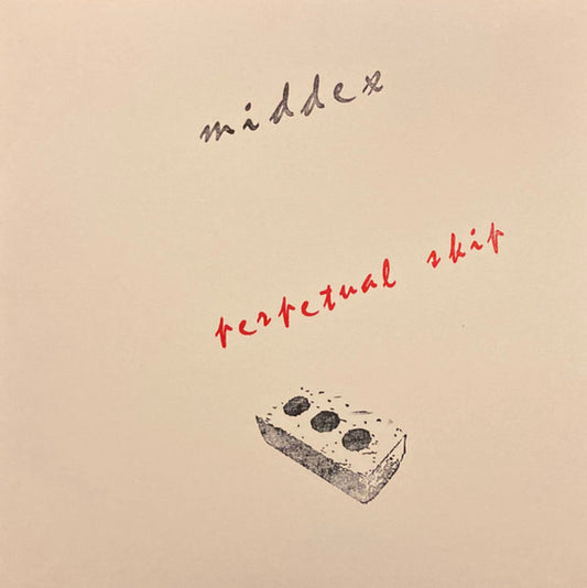 Image of Front Cover of LP - VG+/VG+ - MIDDEX, Perpetual Skip (Outer Reaches; OUT#5, UK 2022, 5 Inserts, Black Brick Edition, Handstamped Artwork, Ltd to 238), ,  - 3346288S