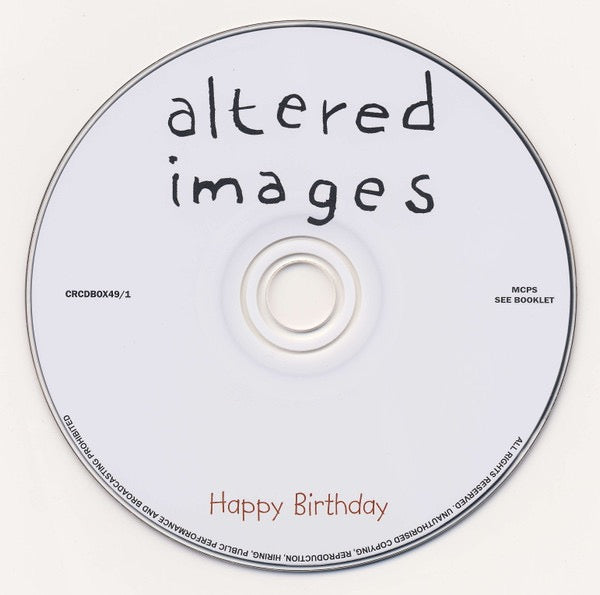 Image of Label Cover of 4xCD - VG+/VG+ - ALTERED IMAGES, The Epic Years (Cherry Red; CRCDBOX49, UK 2018, Clamshell Box Set, Inners & Booket), ,  - 3316578C
