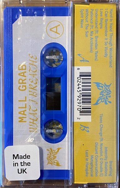 Image of Back Cover of Cassette - M/M - MALL GRAB, What I Breathe (Looking For Trouble; none, UK 2022), SEALED,  - 3316579C