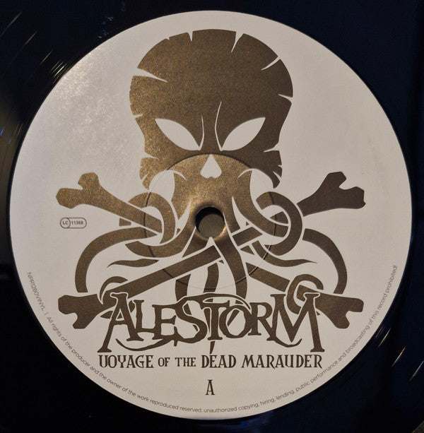 Image of Label Cover of 12" EP - VG/EX - ALESTORM, Voyage Of The Dead Marauder (Napalm Records ; NPR1280VINYL, Europe 2024, Textured Gatefold Sleeve), Water Damage To Sleeve,  - 3326332E