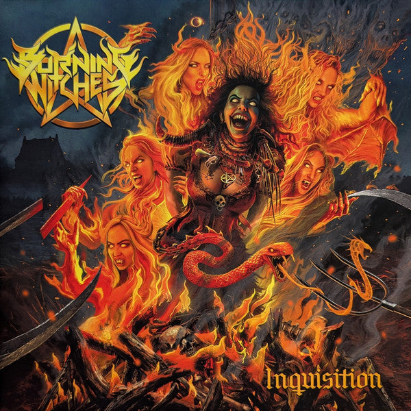 Image of Front Cover of LP - VG/EX - BURNING WITCHES, Inquisition (Napalm Records ; NPR1349VINYL, Europe 2025, Gatefold), Water Damage To Sleeve,  - 3326314E