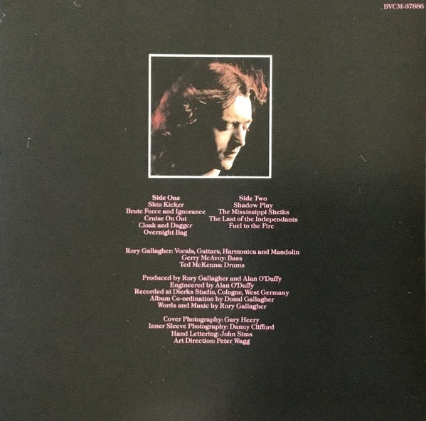 Image of Back Cover of CD - VG+/VG - RORY GALLAGHER, Photo-Finish (BMG; BVCM-37886, Japan 2007, Card Sleeve, Inner, Insert & Booklet, NO OBI), ,  - 3316688C