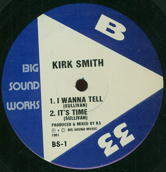 Image of Back Cover of 12" - /VG - KIRK SMITH, The Journey (Big Sound Works; BS-1, UK 1991), light scuffs one side. pen on label - minor,  - 3346334S