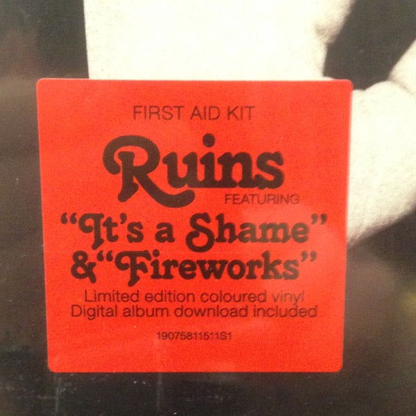 Image of Back Cover of LP - EX/VG+ - FIRST AID KIT, Ruins (Columbia; 88985493661, UK & Europe 2018, Gatefold, Inner, Red Vinyl), Still In Opened Shrinkwrap With Hype Sticker,  - 3416002C